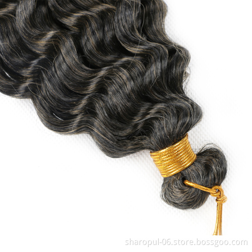 French loose deep curl braiding hair extension for black woman